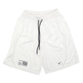 NIKE Mens White Casual Sports Shorts XS W25 Fly 96 Logo Drawstring