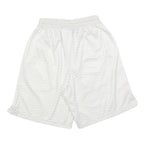 NIKE Mens White Casual Sports Shorts XS W25 Fly 96 Logo Drawstring