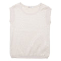 LIU JO Cheetah Womens Printed Vest Beige Sleeveless Animal Print M
