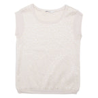 LIU JO Cheetah Womens Printed Vest Beige Sleeveless Animal Print M