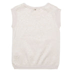 LIU JO Cheetah Womens Printed Vest Beige Sleeveless Animal Print M