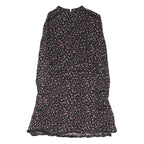 ALLSAINTS Womens Black Floral Day Dress Viscose Long Sleeve Short S