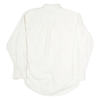 TOMMY HILFIGER Mens White Shirt S Button-Down Long Sleeve Classic Cotton