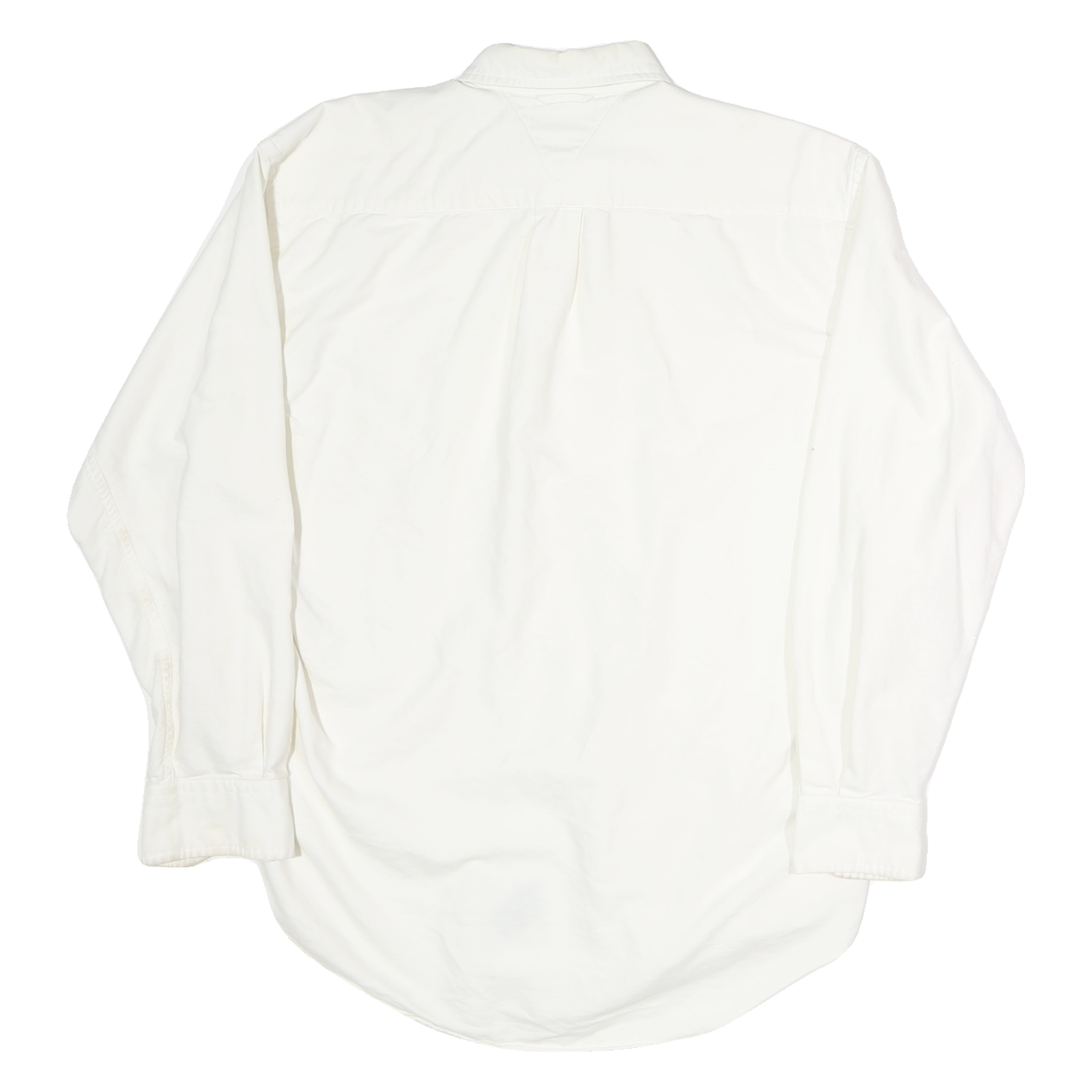 TOMMY HILFIGER Mens White Shirt S Button-Down Long Sleeve Classic Cotton