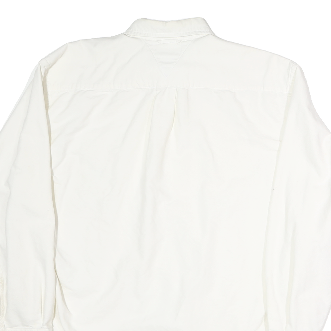 TOMMY HILFIGER Mens White Shirt S Button-Down Long Sleeve Classic Cotton