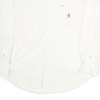 TOMMY HILFIGER Mens White Shirt S Button-Down Long Sleeve Classic Cotton