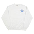 LEE Mens White Schooner Riverside Pullover Sweatshirt M Cotton Blend Casual
