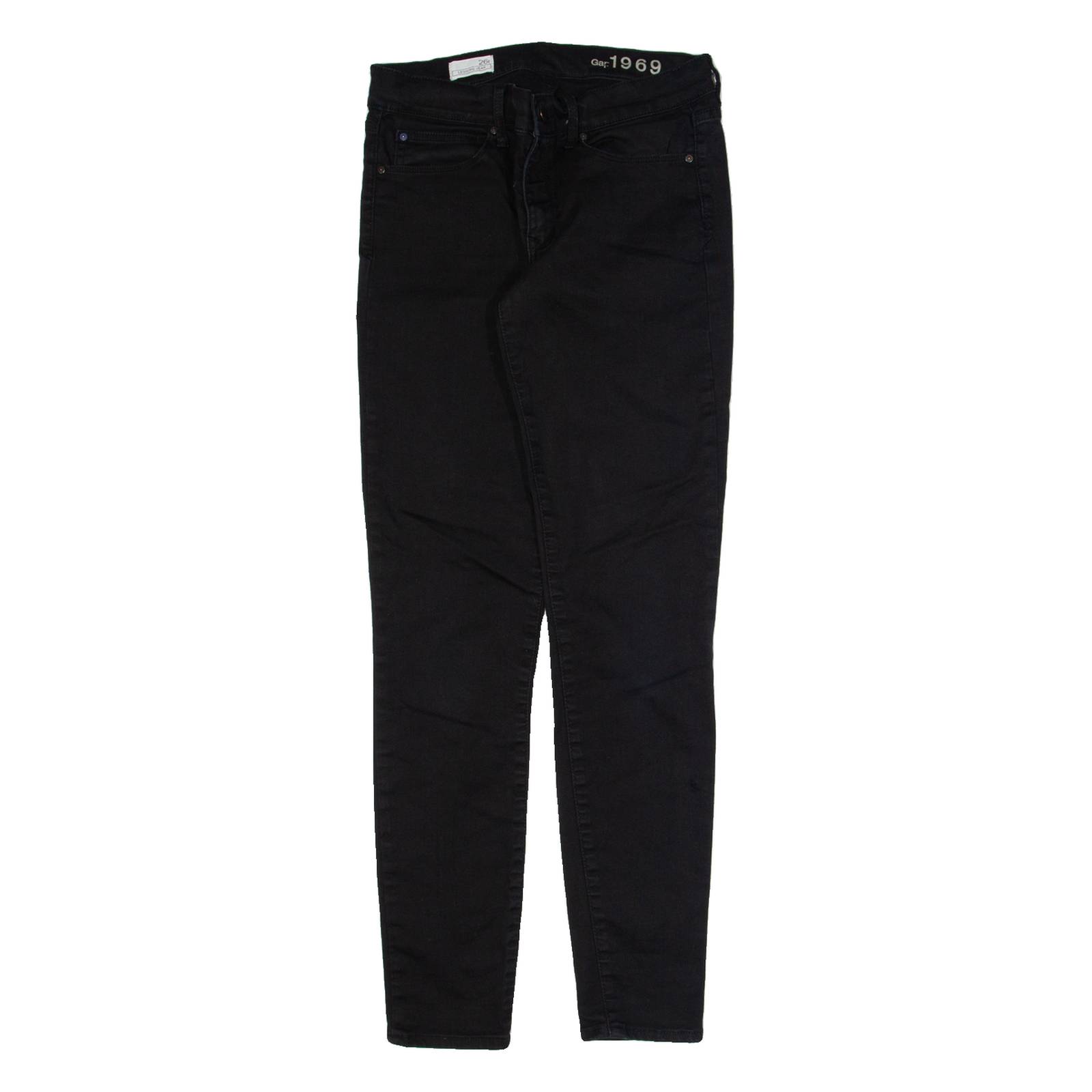 GAP Womens Jeans Black Slim Skinny W26 L29