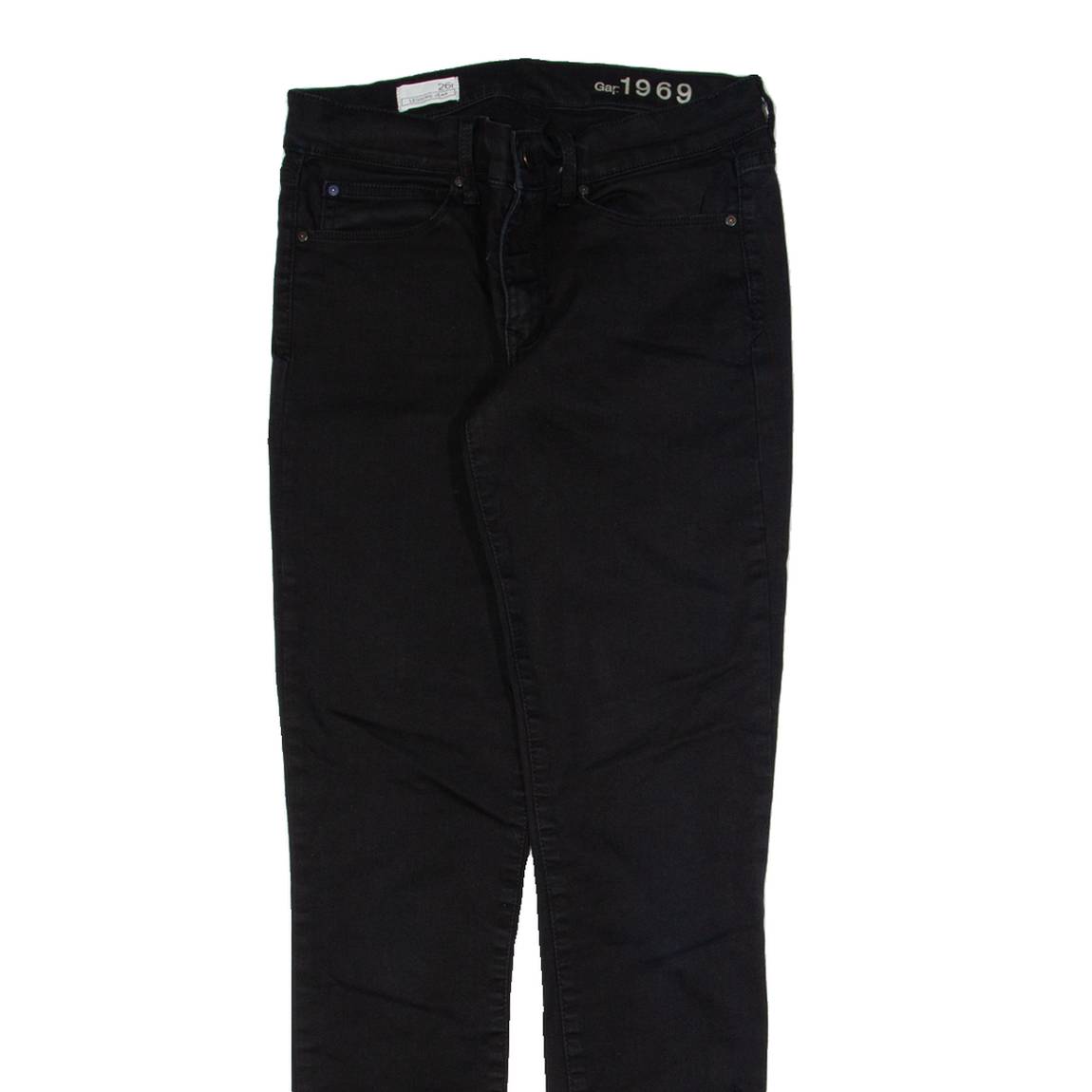 GAP Womens Jeans Black Slim Skinny W26 L29