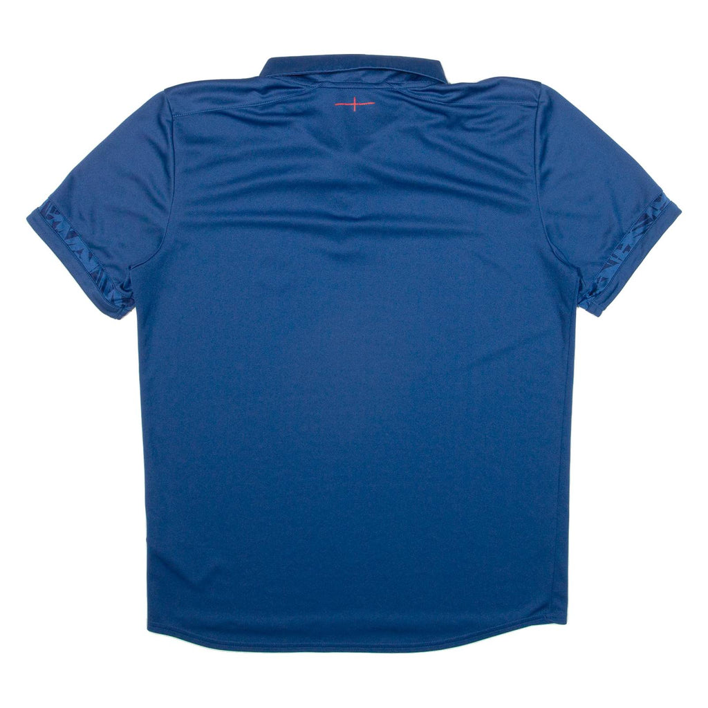 UMBRO England Rugby Mens Polo Shirt Blue L