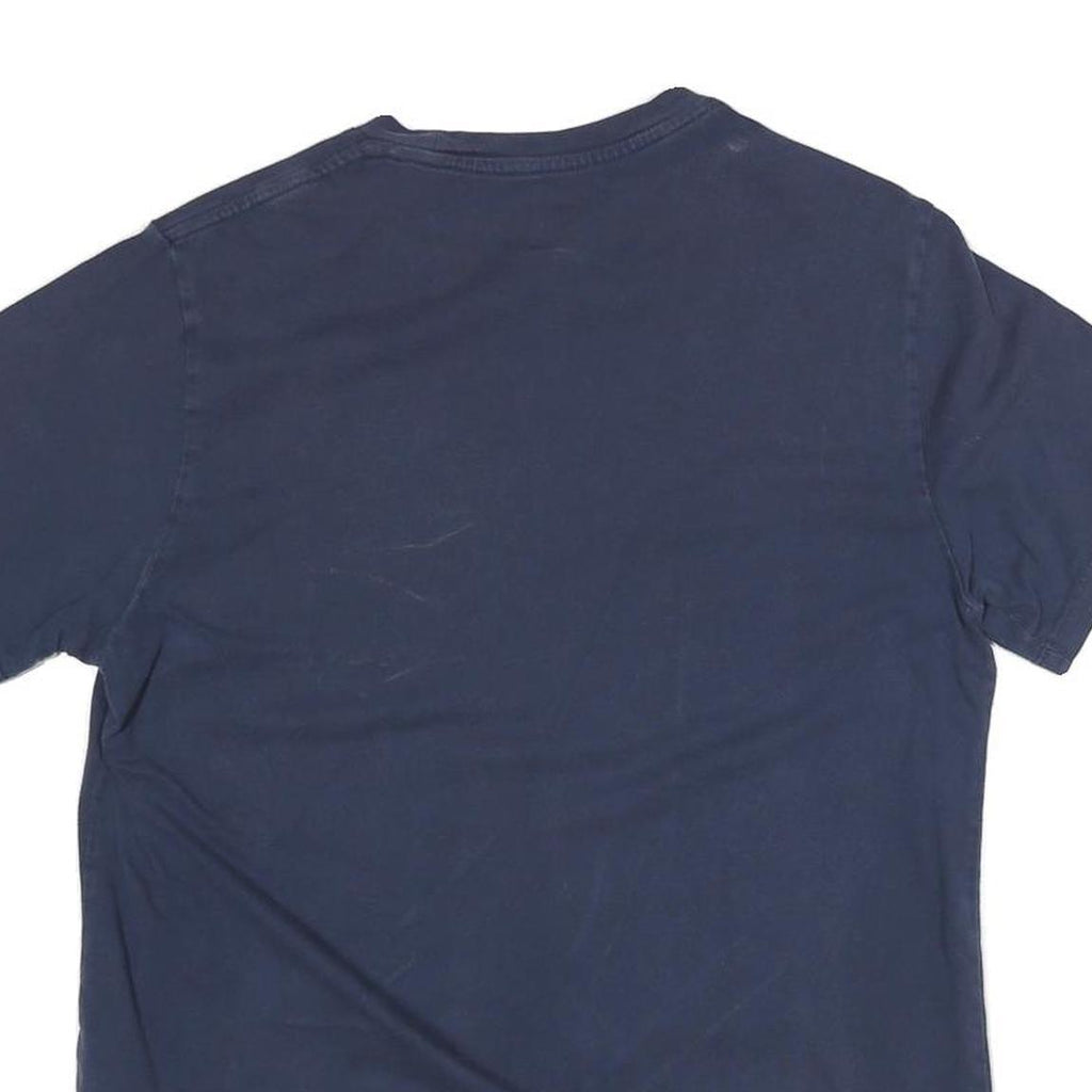 LEVI'S Mens Blue Cotton Blend Graphic T-Shirt M Short Sleeve Crew Neck Logo