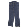 TRUE RELIGION Girls Jeans Blue Slim Straight Denim Medium W28 L29 Stylish Zip