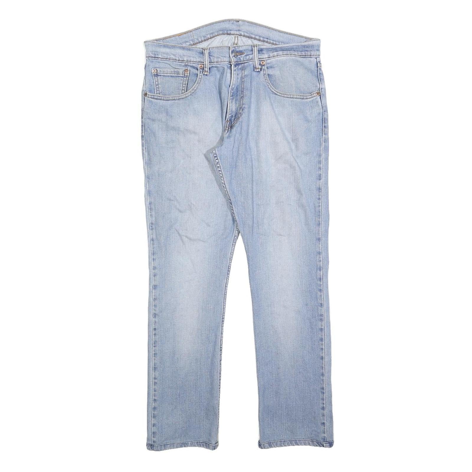 LEVI'S Mens Jeans Blue Regular Straight Denim Light W32 L29 Classic Fit Zip