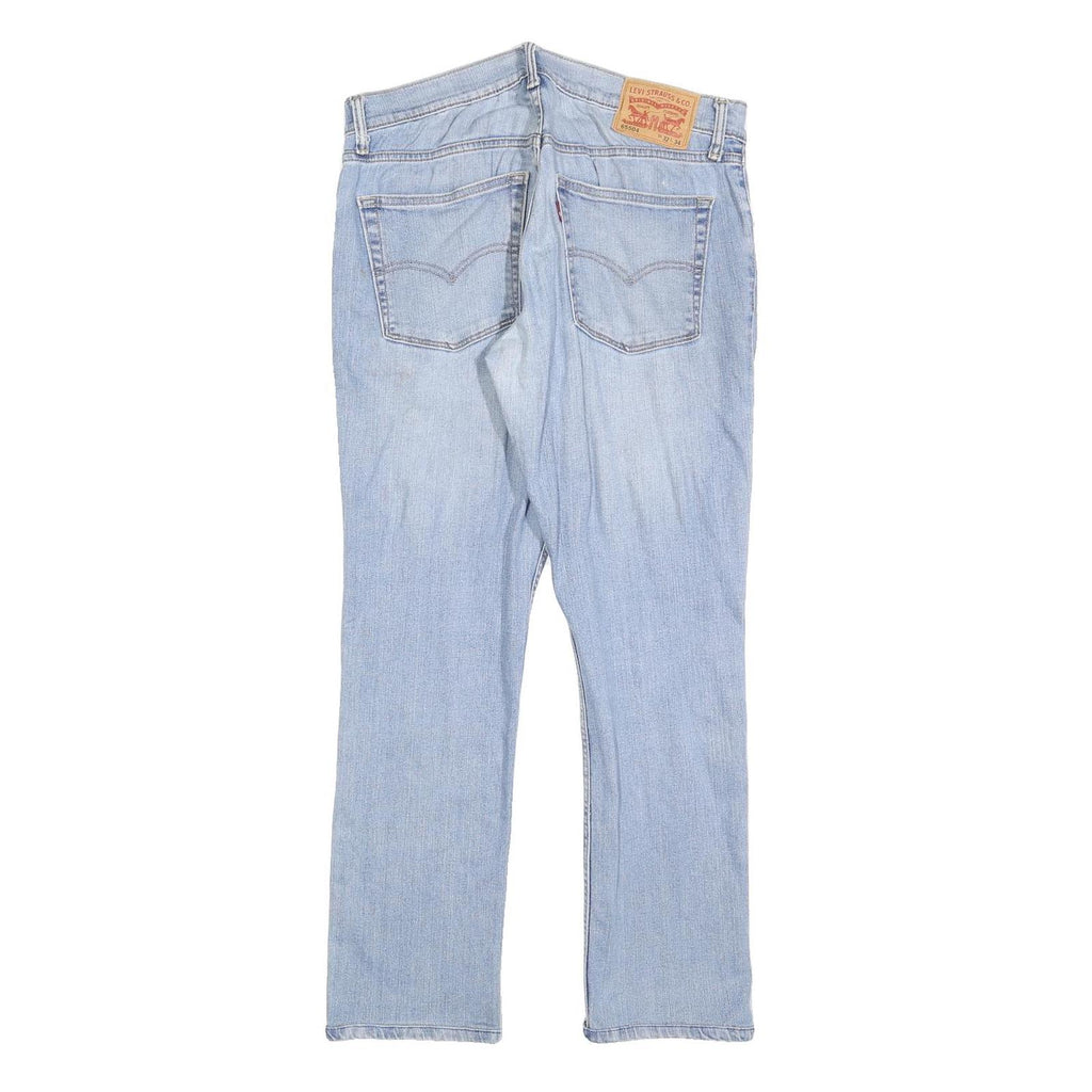 LEVI'S Mens Jeans Blue Regular Straight Denim Light W32 L29 Classic Fit Zip