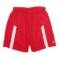 JORDAN Mens Red Casual Polyester Shorts L W32 Sportswear Summer