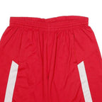 JORDAN Mens Red Casual Polyester Shorts L W32 Sportswear Summer