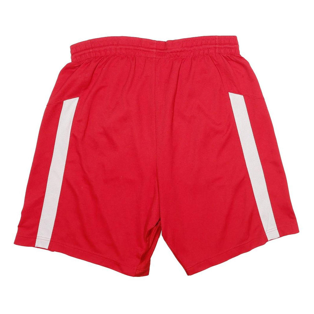 JORDAN Mens Red Casual Polyester Shorts L W32 Sportswear Summer