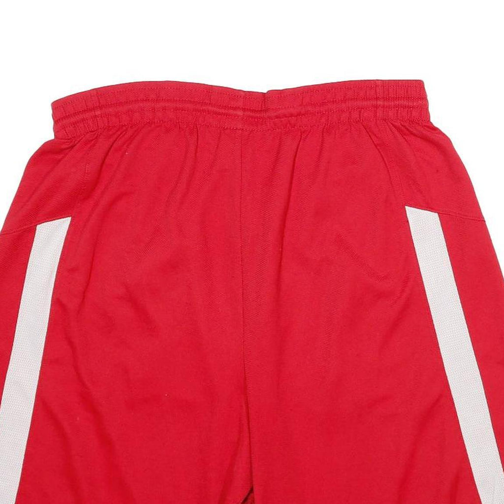 JORDAN Mens Red Casual Polyester Shorts L W32 Sportswear Summer