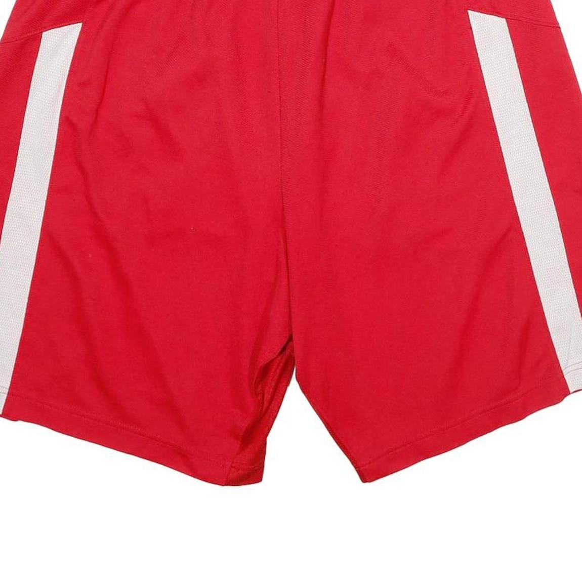 JORDAN Mens Red Casual Polyester Shorts L W32 Sportswear Summer