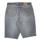 WRANGLER Womens Denim Blue Casual Shorts L W36 Classic Cotton Blend Relaxed Fit
