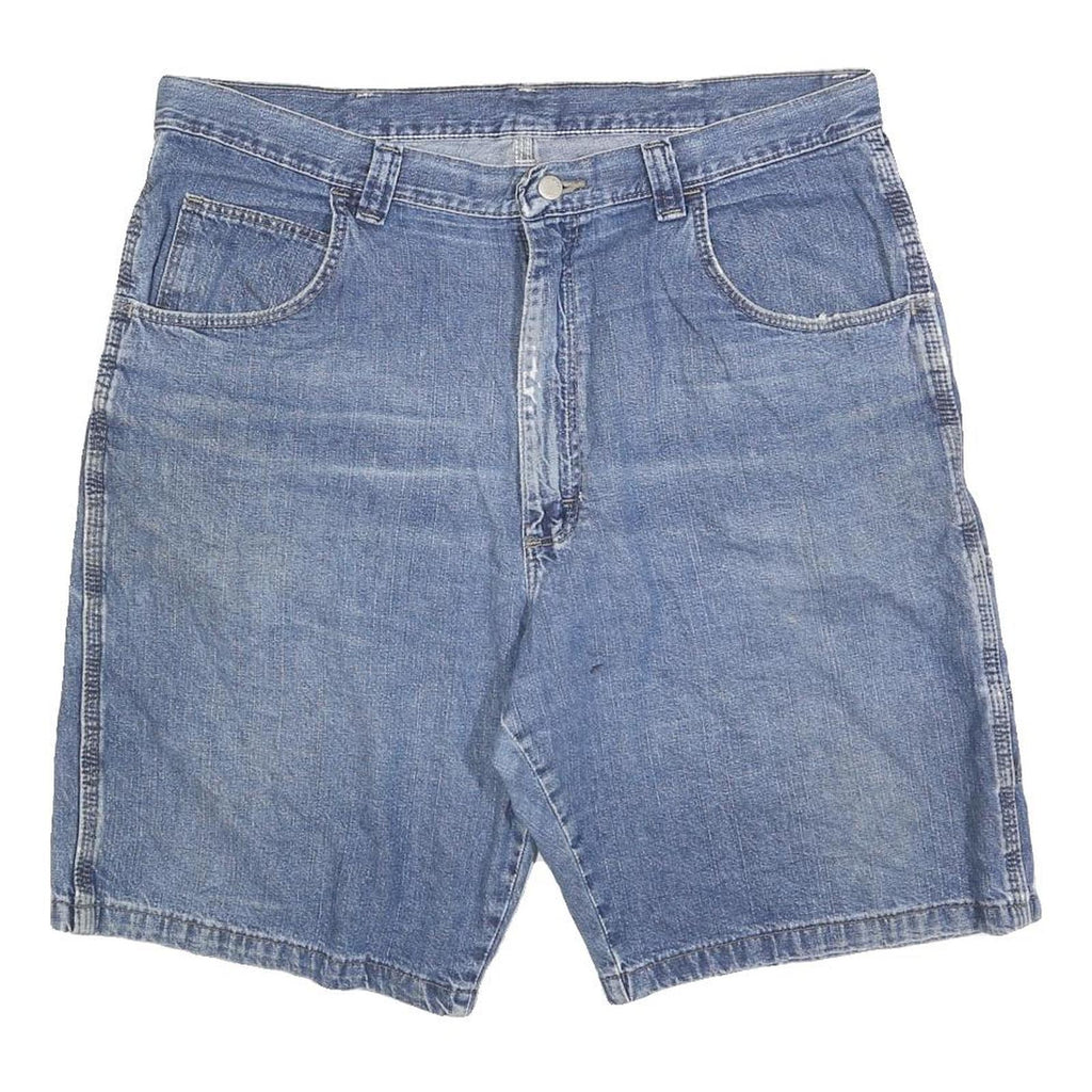 WRANGLER Mens Denim Blue Casual Shorts L W36 Classic Cotton Comfortable