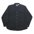 LEVI'S Mens Black Cotton Shirt XL Casual Button Long Sleeve Workwear