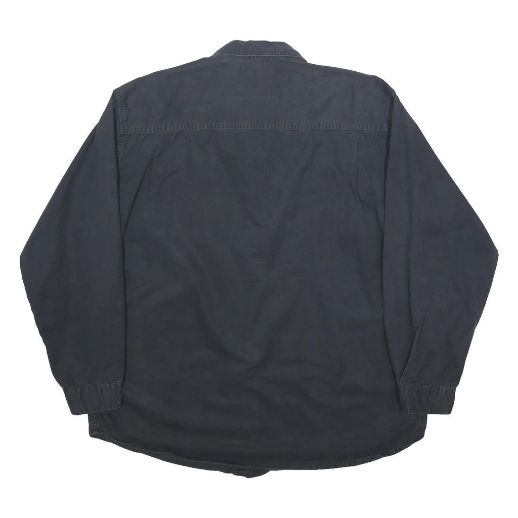 LEVI'S Mens Black Cotton Shirt XL Casual Button Long Sleeve Workwear