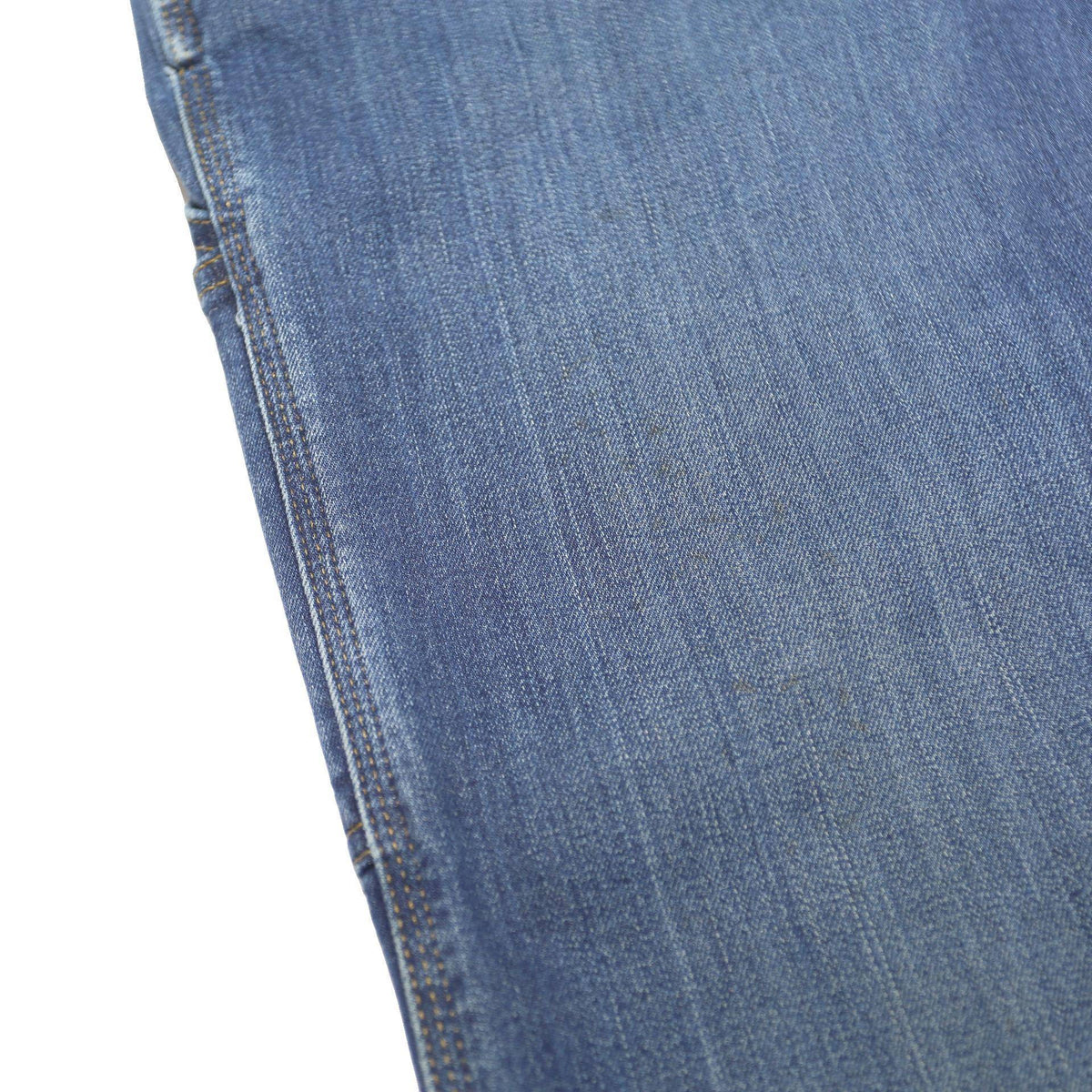CARHARTT Mens Relaxed Blue Denim Jeans W32 L34 Durable Workwear Zip Closure