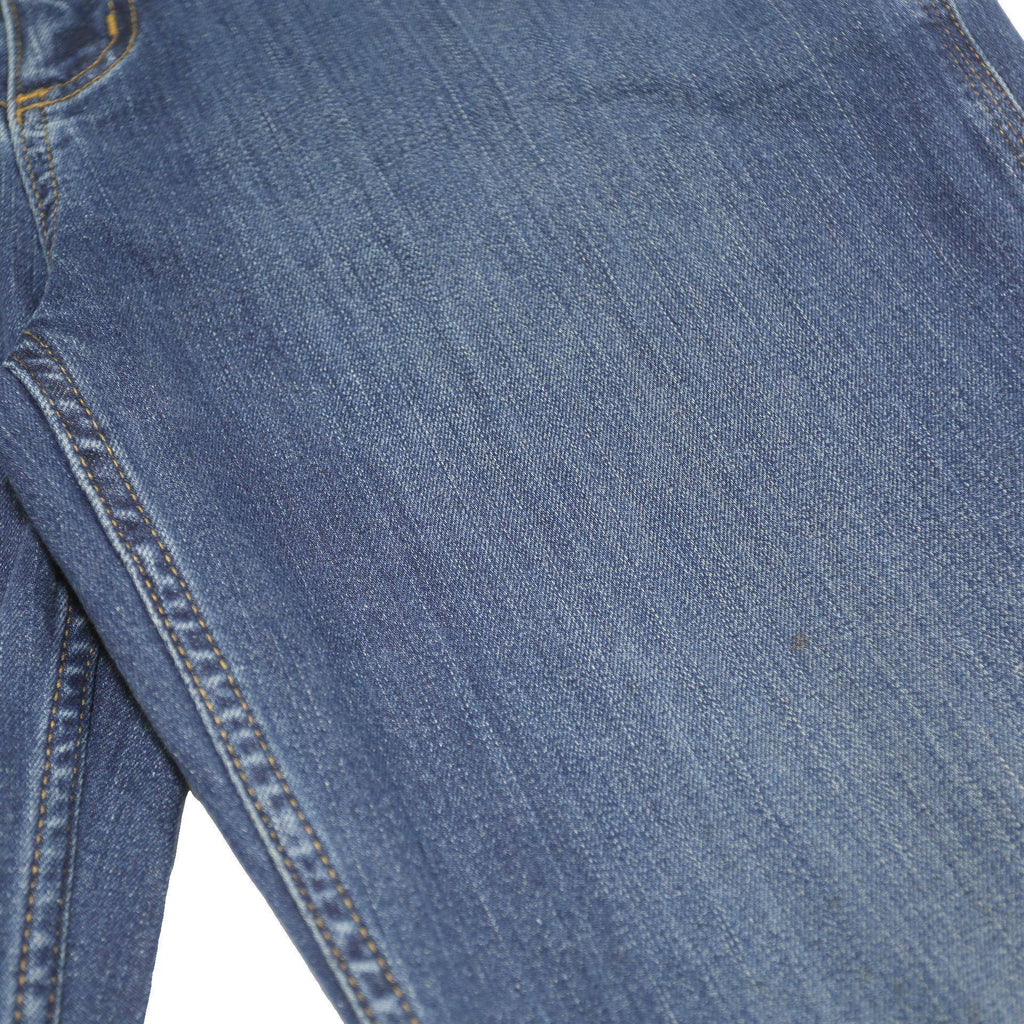CARHARTT Mens Relaxed Blue Denim Jeans W32 L34 Durable Workwear Zip Closure