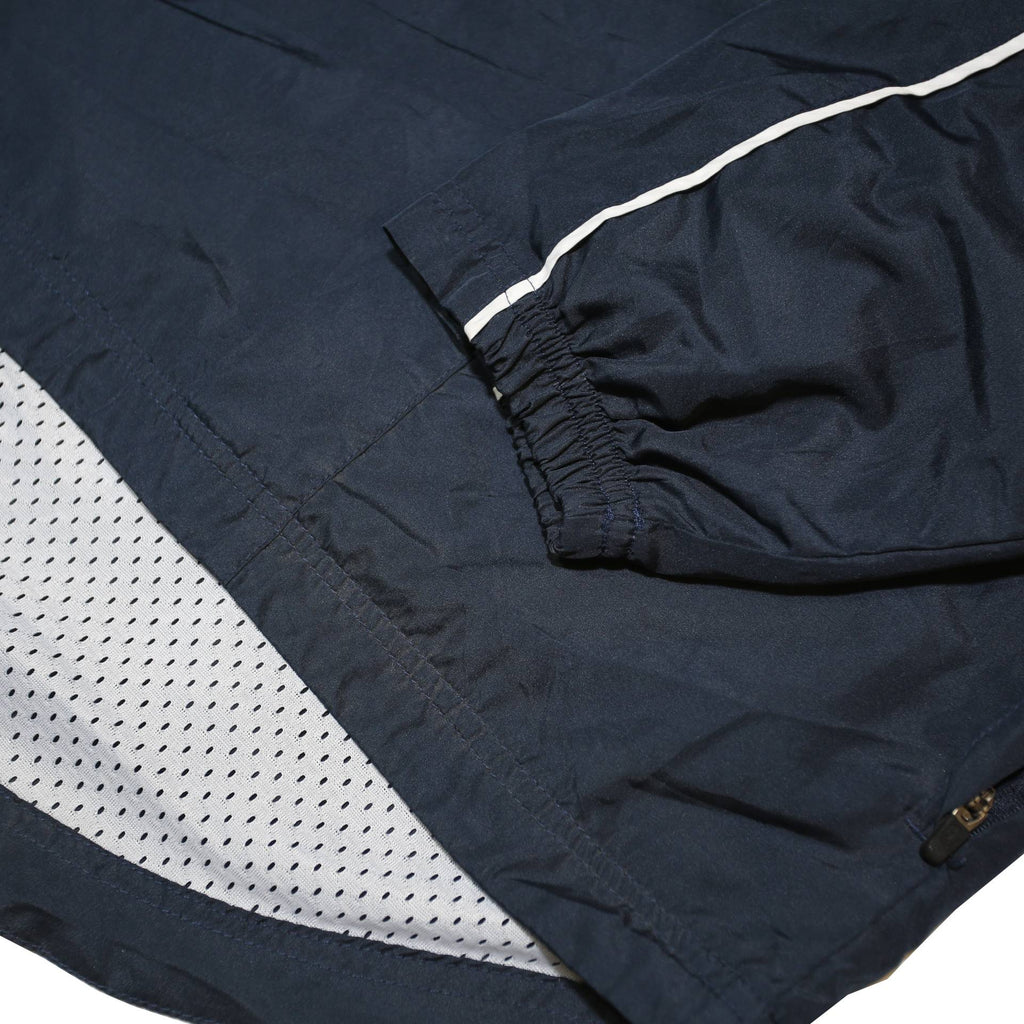 HOLLOWAY Mens Navy Blue Windbreaker Jacket L Polyester Blend Plain Lightweight