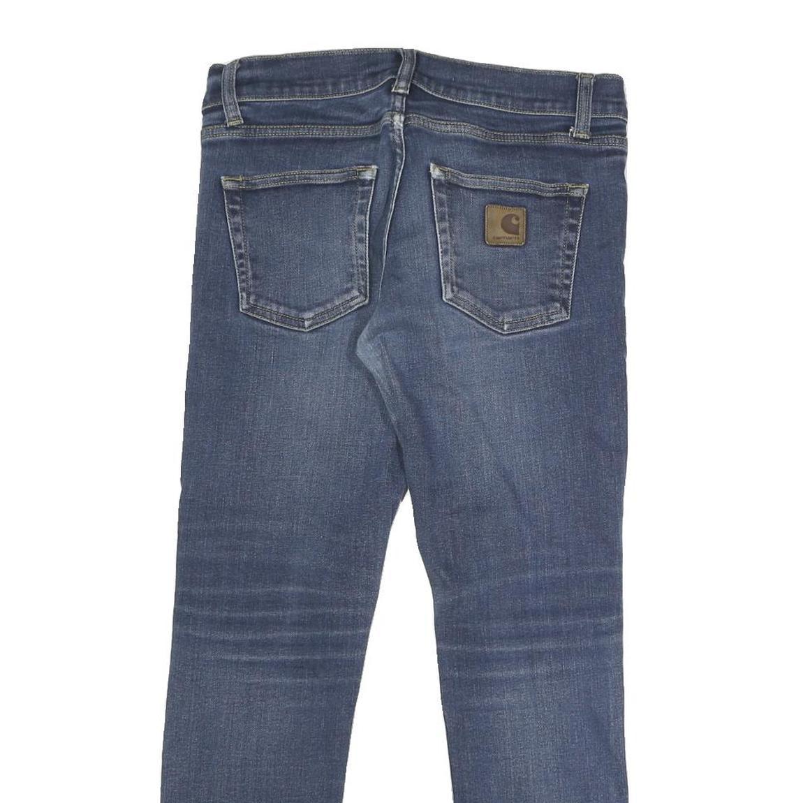 CARHARTT WIP Womens Jeans Blue Regular Straight Denim Medium W31 L25 Button