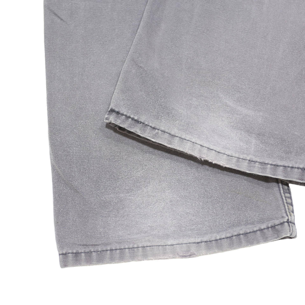 LEVI'S Mens Cotton Grey Slim Straight Trousers W36 L32 Classic Zip Pocket Casual