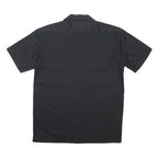 DICKIES Mens Black Work Shirt Button Short Sleeve M Durable Polyester