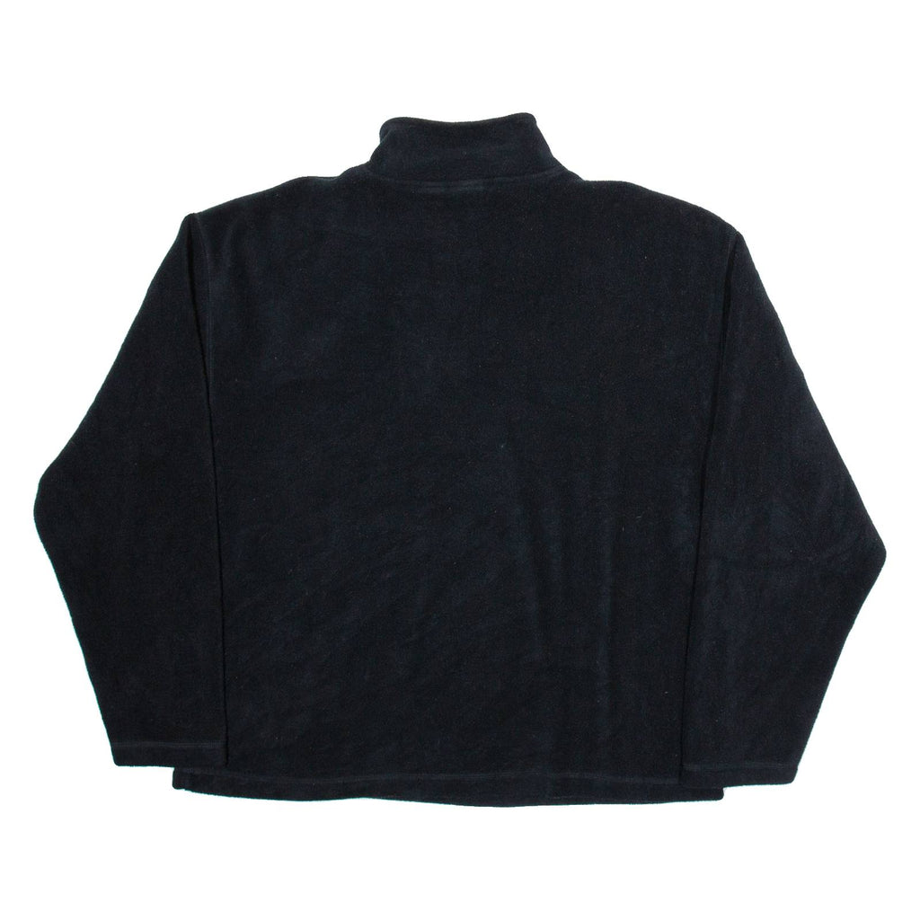 LEVI'S Mens Fleece Black 1/4 Zip Tight Knit XL