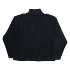 LEVI'S Mens Fleece Black 1/4 Zip Tight Knit XL