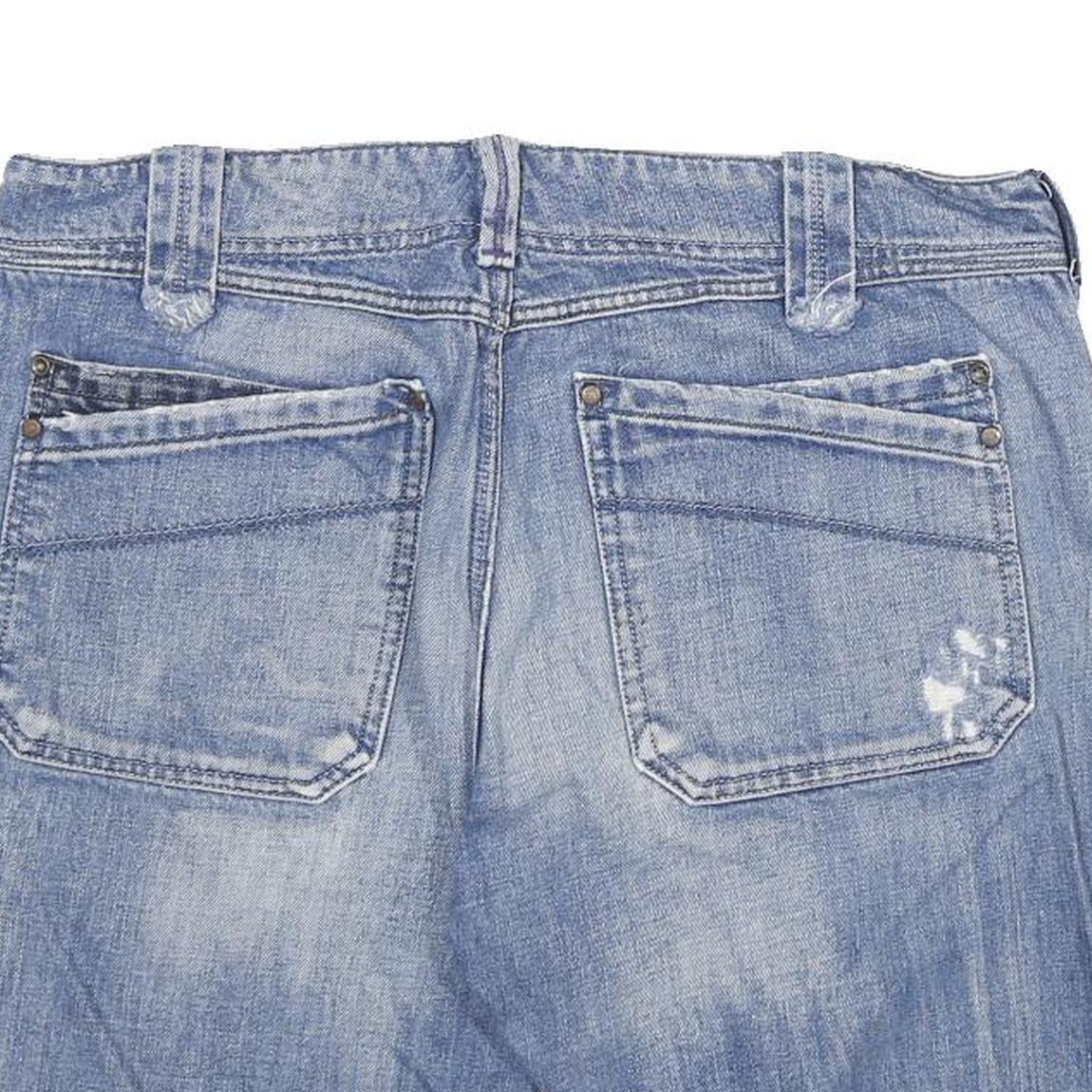 DIESEL Mens Shorts Blue Denim Casual XL W34 Relaxed Fit Cotton Blend