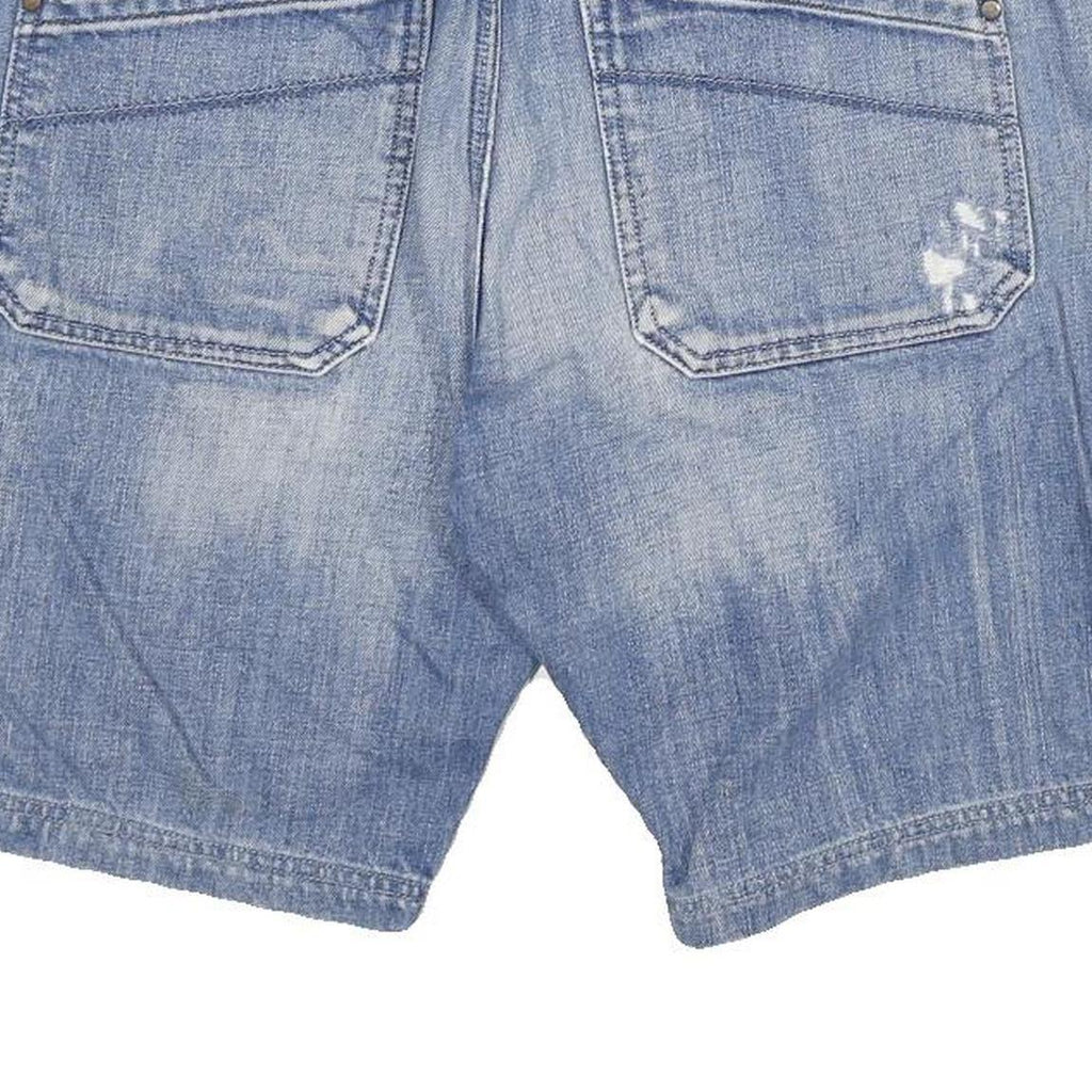 DIESEL Mens Shorts Blue Denim Casual XL W34 Relaxed Fit Cotton Blend