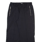 CALVIN KLEIN Womens Trousers Black Relaxed Straight W30 L26