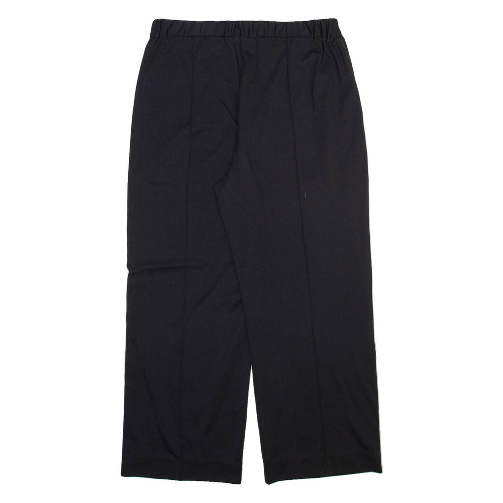 CALVIN KLEIN Womens Trousers Black Relaxed Straight W30 L26