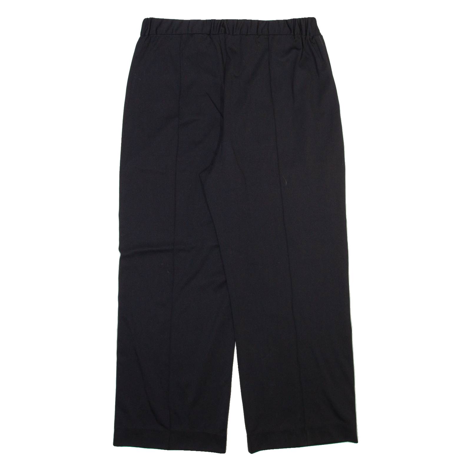 CALVIN KLEIN Womens Trousers Black Relaxed Straight W30 L26