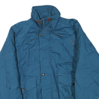 BRITTANIA Womens Blue Jacket XL Polyester Blend Zip Casual Lightweight