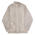 HABAND Womens Shell Jacket Silver Nylon 90s M