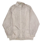 HABAND Womens Shell Jacket Silver Nylon 90s M