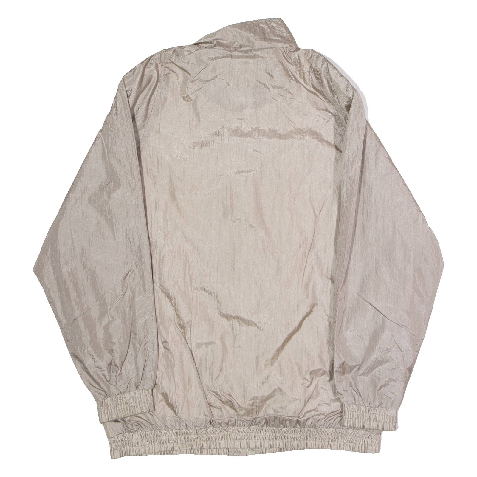 HABAND Womens Shell Jacket Silver Nylon 90s M