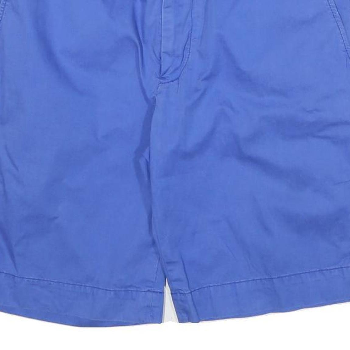POLO RALPH LAUREN Mens Shorts Blue Casual Plain L W31 Cotton Blend Comfortable