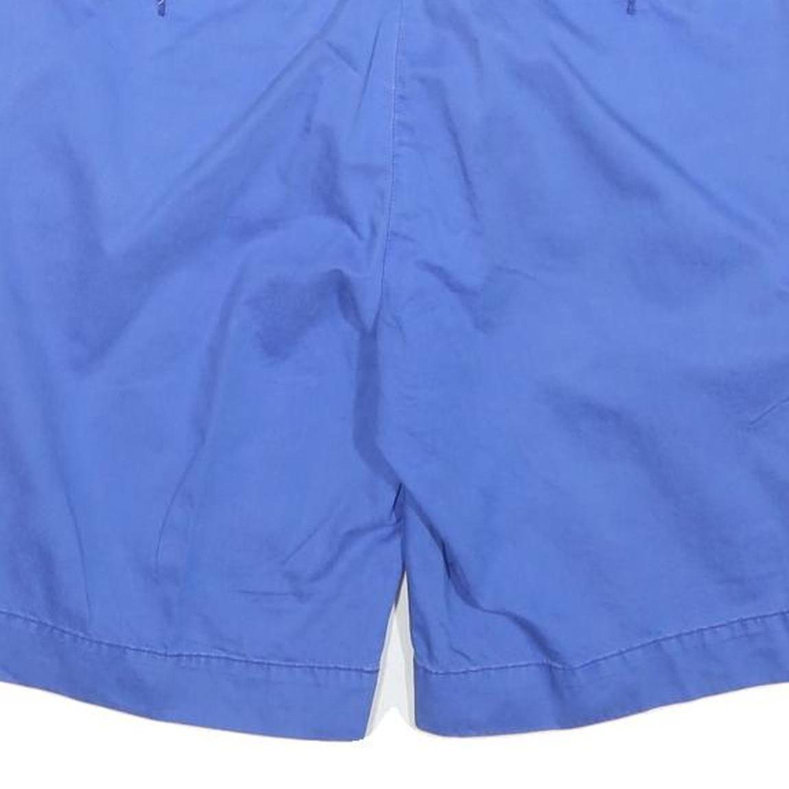 POLO RALPH LAUREN Mens Shorts Blue Casual Plain L W31 Cotton Blend Comfortable