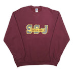 RUSSELL ATHLETIC Mens Maroon Simon & Jude Crew Neck XL Sweatshirt Cotton Blend