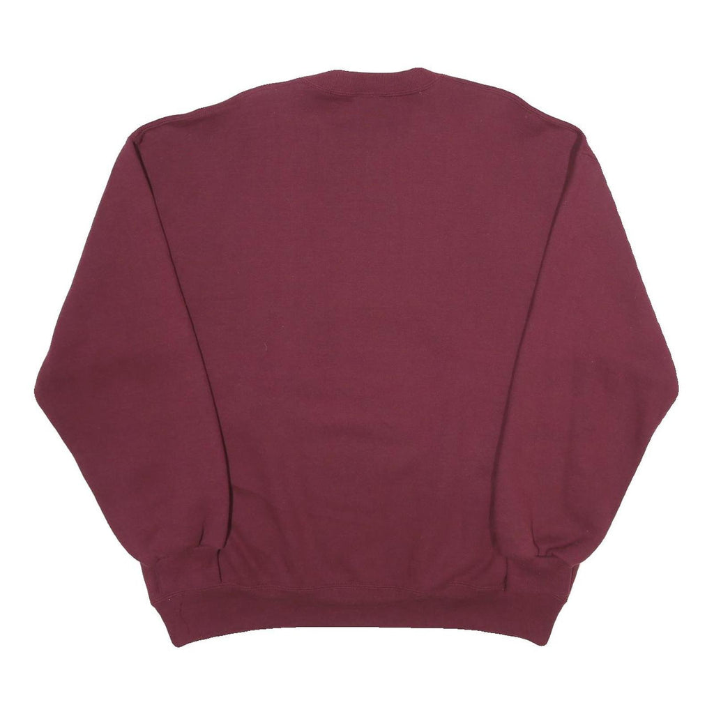RUSSELL ATHLETIC Mens Maroon Simon & Jude Crew Neck XL Sweatshirt Cotton Blend