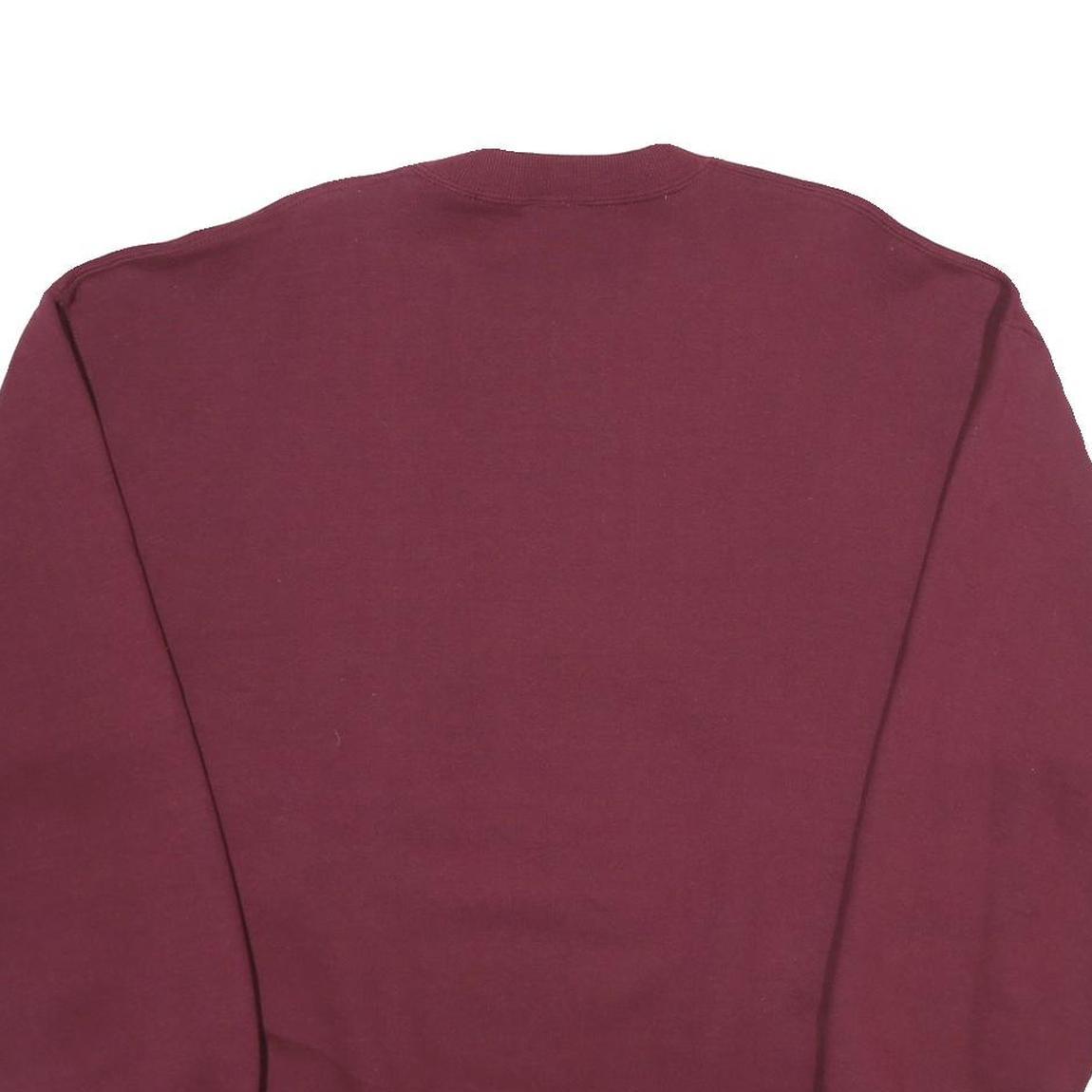 RUSSELL ATHLETIC Mens Maroon Simon & Jude Crew Neck XL Sweatshirt Cotton Blend
