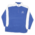 NFL Mens Blue & White Plain Pullover Crew Neck Basic Knit XL Colts Logo NFL